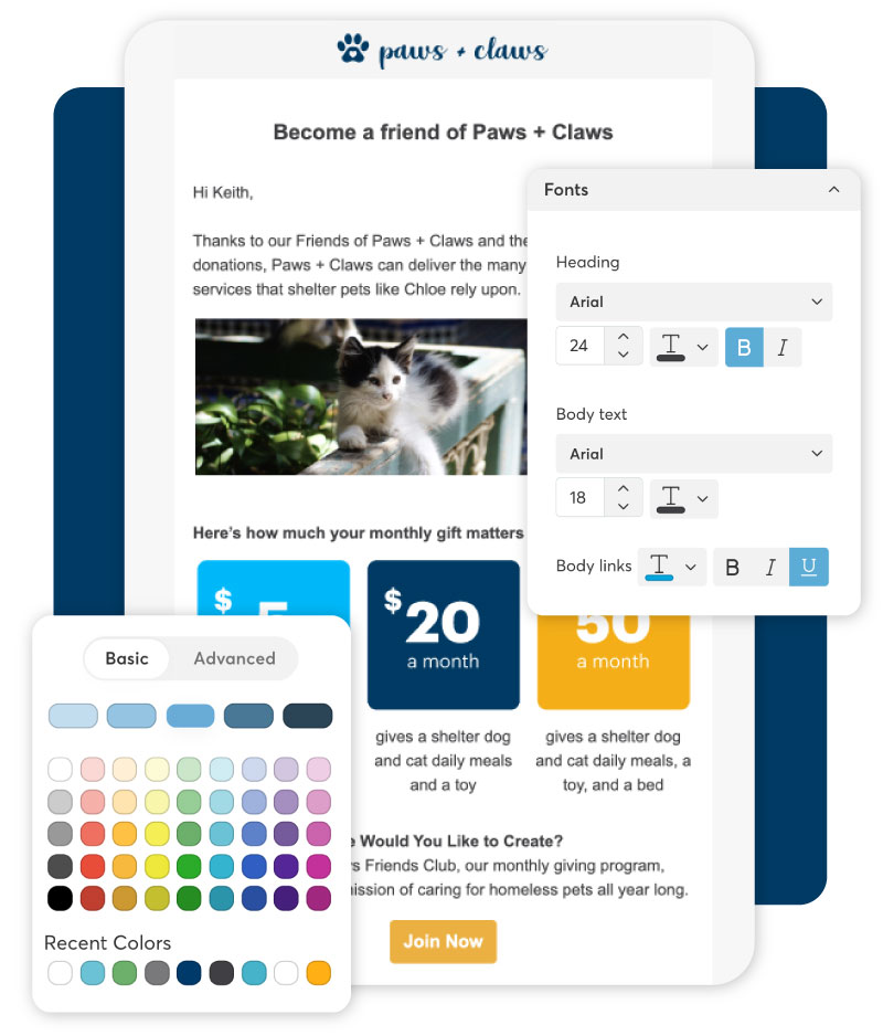 Constant Contact Email Design
