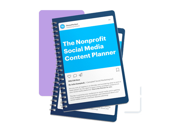 Nonprofit Social Media Planner Mockup