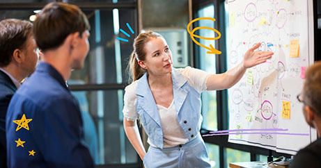 Fundraising executive explaining donor segmentation strategy