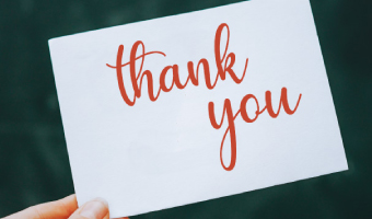 Thank you note