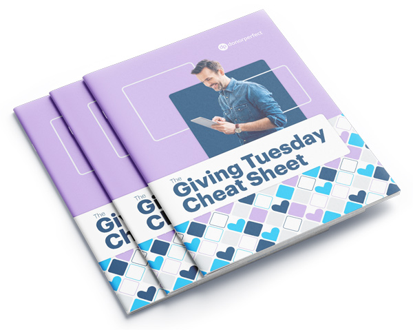 DonorPerfect Resource: Giving Tuesday Cheatsheet Mockup