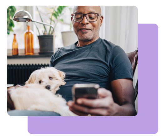 Man using DonorPerfect Online Forms