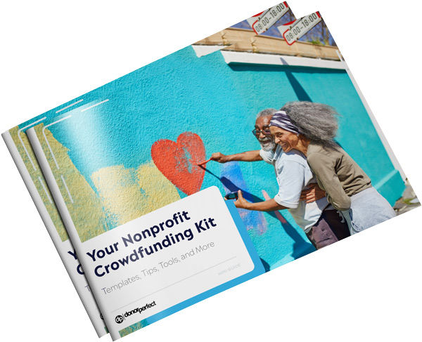 DonorPerfect Resource: Guide to crowdfunding mockup