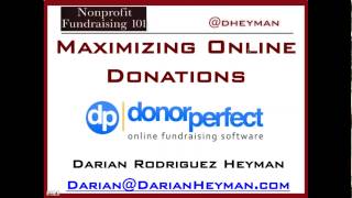 Maximizing Your Online Donations