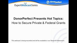How to Secure Private & Federal Grants