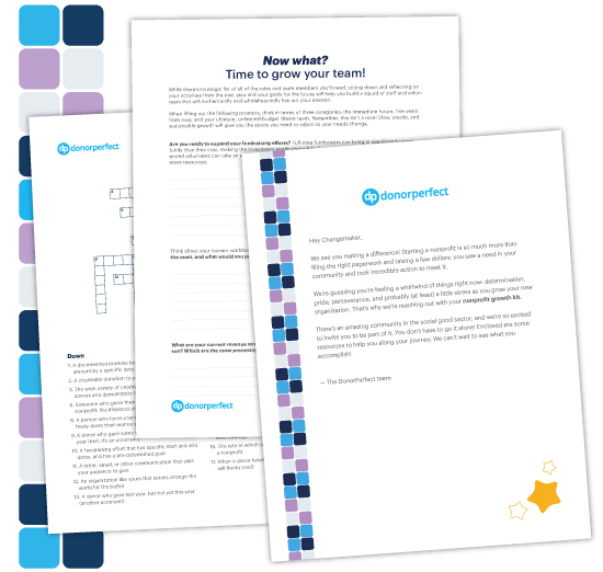mockup of the Nonprofit Growth Kit