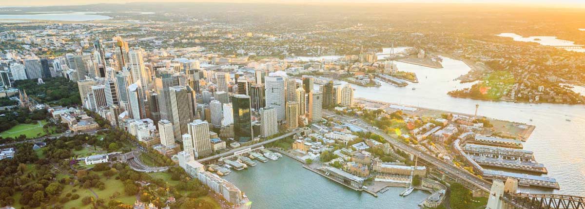 Aerial view of cityscape