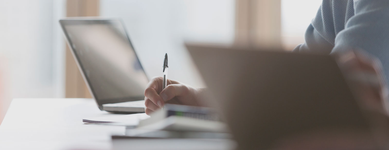 Person taking notes