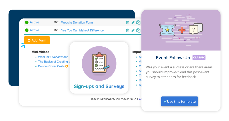 Creating an Event Follow-Up form 