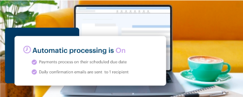 Screenshot of DonorPerfect automatic payment processing and receipting is turned on